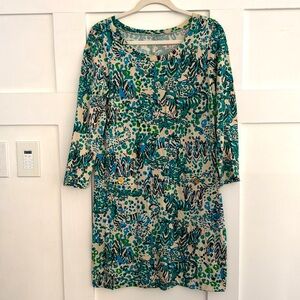 Lilly Pulitzer animal print 100% pima cotton dress